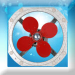 EXHAUST COPPER FANS 20" RED