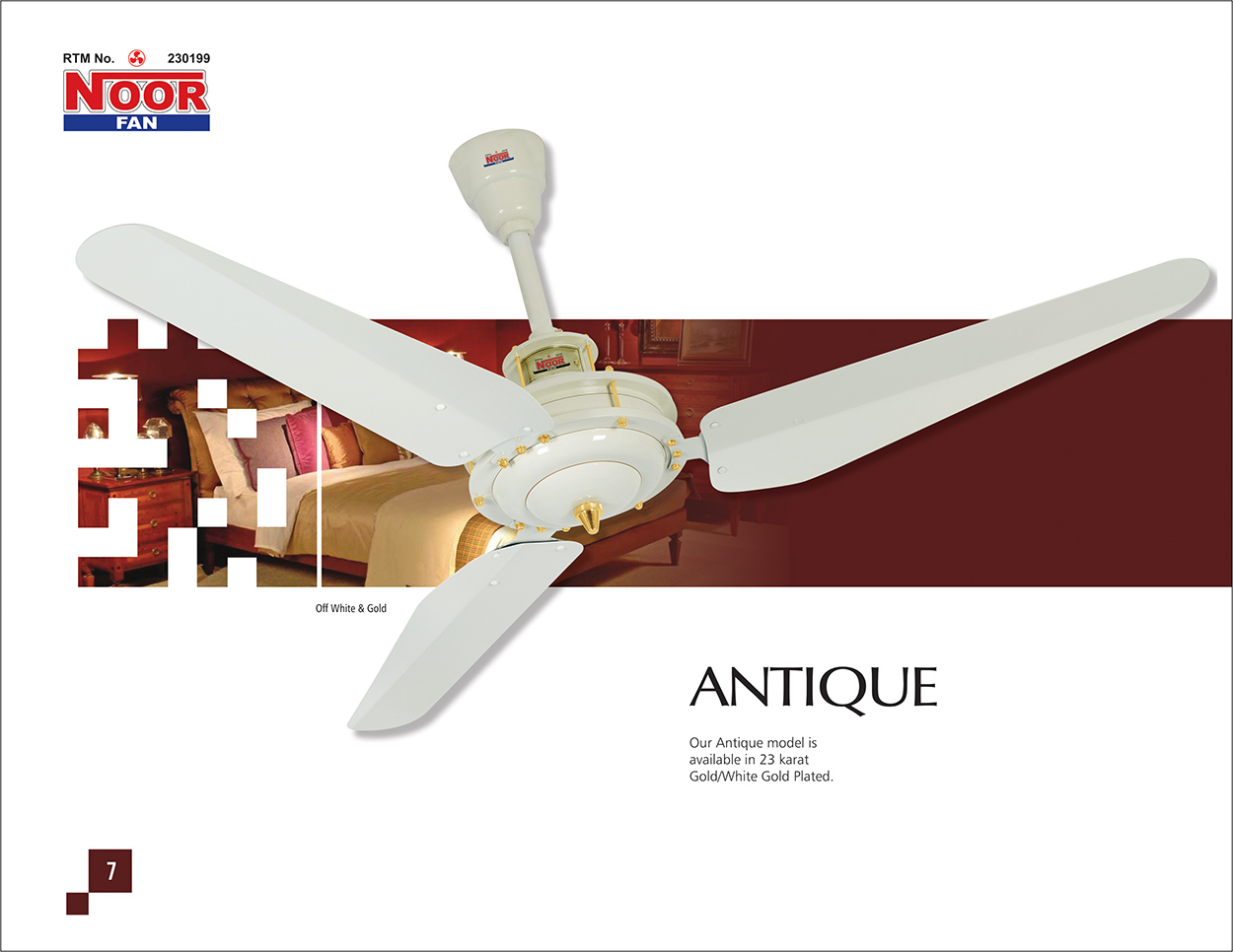 12 Antique Fan - Image 1